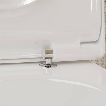 Hansgrohe GladeLake S Сиденье для унитаза, с микролифтом, с верхним креплением, цвет: белый. 60112450-4