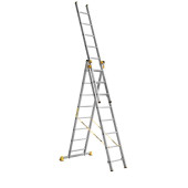 Лестница Алюмет 3* 8 алюминиевая (9308)