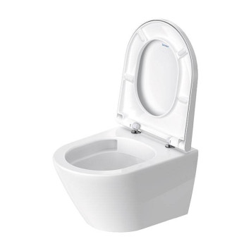 Duravit D-Neo Унитаз подвесной 48х37см, безободковый, сиденье микролифт, цвет: белый. 45880900A1 (2588090000+0021690000)-5