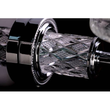 Boheme Murano Cristal Мусорное ведро круглое напольное, цвет: хром 10907-CRST-CH-1