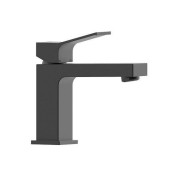 Bossini Aki Line Смеситель для раковины, на 1 отв., с донным клапаном, цвет: черный матовый. Z00707.073