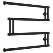 Сунержа High-Tech Полотенцесушитель водяной 65x50h, цвет: матовый черный 31-4050-5065