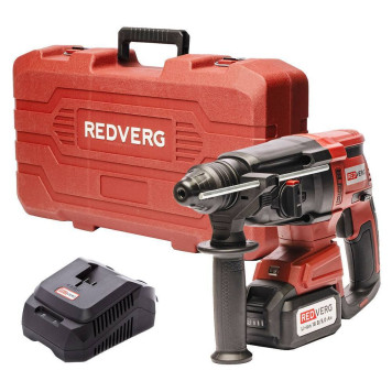 Перфоратор аккумуляторный бесщеточный REDVERG RD-RH18-24BLK/U-1