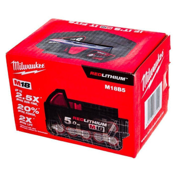 Аккумулятор Milwaukee M18 B5 (5Ah Li-Ion) 1085100-3