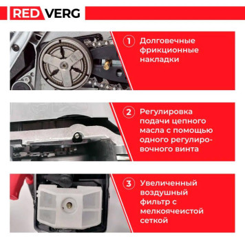 Бензопила REDVERG RD-GC25-12-7