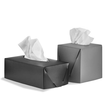 ADJ Салфетница Kleenex, 12x12xH12 см., цвет: серый/черный-3