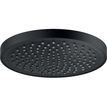 AD139/10CBM верхний душ 20 см, матовый черный AD139/10CBM