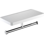 AQ4919CR ЕВРОПА бумагодержатель двойной с полкой AQ4919CR