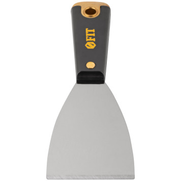 Шпатель для удаления ржавчины Профи, толщ. лезвия 1 мм, пластик.ручка с метал.бойком 2,5 (63 мм)-3