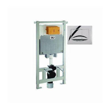 Инсталляция д/унит Oli 80 кнопка River хром глянц механ OLI 300572mRi00