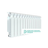 Rifar Monolit 350 14 секций, боковое подключение (белый)