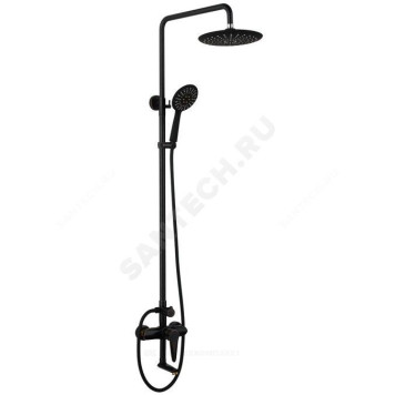 Система/душ однор/смес в/к STEEL BLACK Профсан PSM-301-8