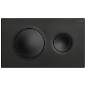 796389 Prevista Панель смыва для унитазов Visign for Style 20, пластик, матовый черный, модель 8610.1 796389