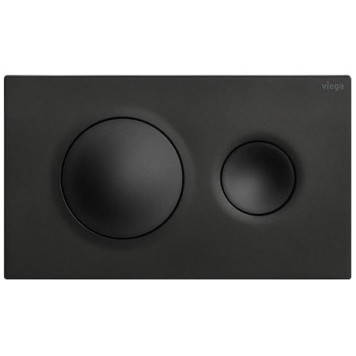 796389 Prevista Панель смыва для унитазов Visign for Style 20, пластик, матовый черный, модель 8610.1 796389