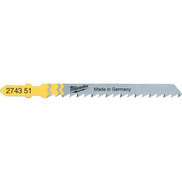 Пилка для лобзика Milwaukee T101D 75мм (5шт) (351)-1
