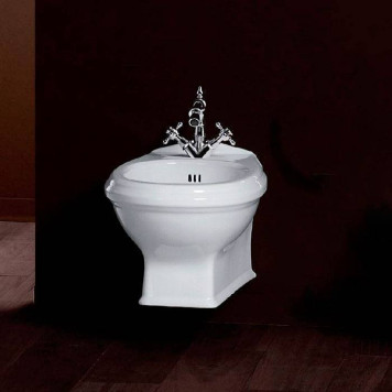 SIMAS Arcade Биде подвесное 37х53см с 1 отв. под смеситель, цвет: белый-1