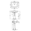 SIMAS Lante 70 Раковина 70х54х13 см, 1 отв., цвет: белый