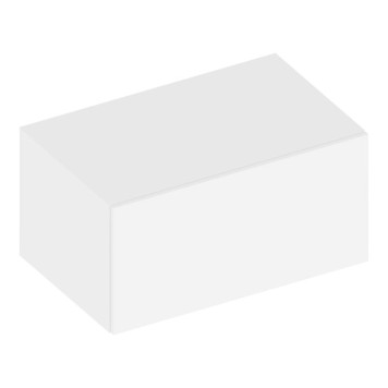 39026380000 EDITION 90 Боковая тумба 800х484х400 mm, структурный лак белый 39026380000