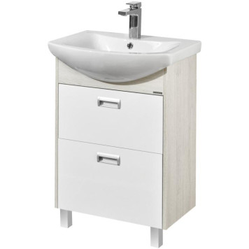 1A1966K1BAC20 Набор: 1A196601BAC20 Тумба-умывальник Бекка 60/ 1WH110246 Раковина Балтика 60 1A1966K1BAC20