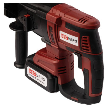 Перфоратор аккумуляторный бесщеточный REDVERG RD-RH18-24BLK/U-6