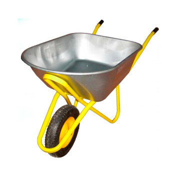 Тачка строительная REDVERG RD-WB200RPU одноколесная литое колесо