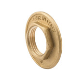 Гайка стопорная, ELSEN, Metalit, В, 1, латунь, с фланцем