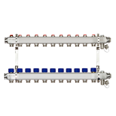 Комплект коллекторов Ридан SSM-11R set с кронштейнами, 11 контуров 088U0981R