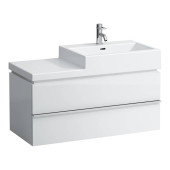 Laufen Case For Living City Тумба с раковиной 99х45.5x45.5см., 2 ящика, цвет: белый матовый. 8.1843.1.000.104.1,  4.0128.2.075.463.1