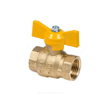 Кран шар лат газ Эксперт Ду25 Ру40 м/м полн баб Dist 213Б-3