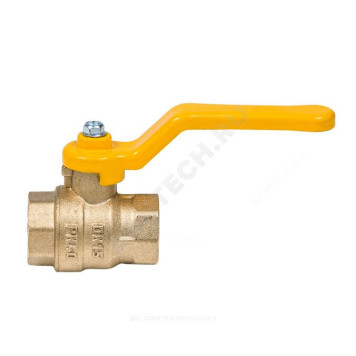 Кран шар лат газ Эксперт Ду25 Ру40 м/м полн рыч Dist 213Р-2