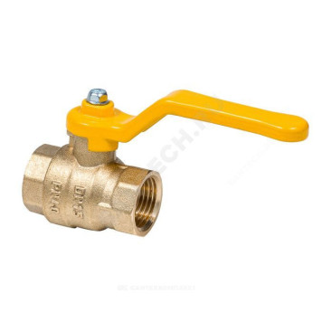 Кран шар лат газ Эксперт Ду25 Ру40 м/м полн рыч Dist 213Р-3