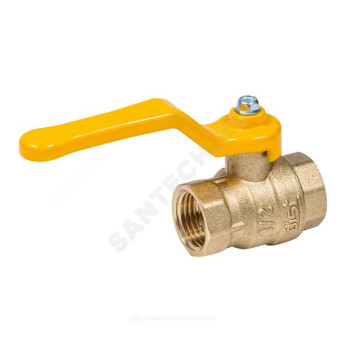 Кран шар лат газ Эксперт Ду25 Ру40 м/м полн рыч Dist 213Р-5