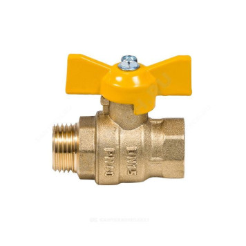 Кран шар лат газ Эксперт Ду25 Ру40 м/р полн баб Dist 223Б-2