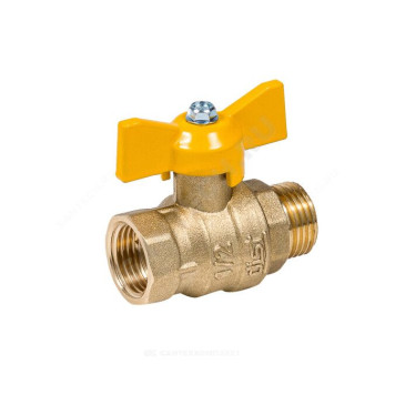 Кран шар лат газ Эксперт Ду25 Ру40 м/р полн баб Dist 223Б-5