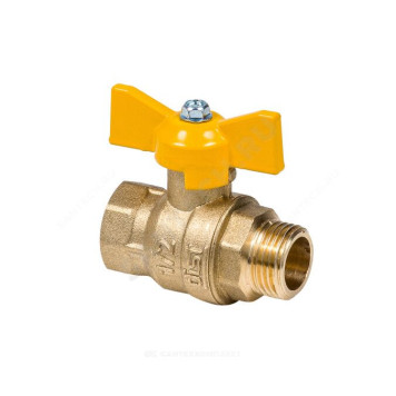 Кран шар лат газ Эксперт Ду25 Ру40 м/р полн баб Dist 223Б-7