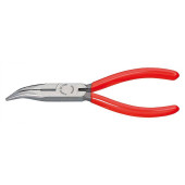 Плоские круглогубцы KNIPEX 2521160 чернёные 160 мм с режущими кромками