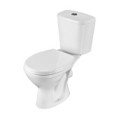 1P2155S0000BF Унитаз-компакт Pro белый, сидение полипропилен (арт. 188055S0020B0), гор вып 1.P215.5.S00.00B.F