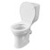 1P3016S0000BF Унитаз-компакт Виктория белый, сидение полипропилен (арт. 188016S0020B0), кос вып 1.P301.6.S00.00B.F