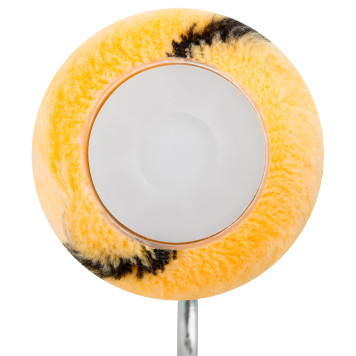 Валик полиакриловый, бежевый с черной полоской, диам. 40/61 мм; ворс 10,4 мм, 100 мм-4