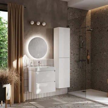 Roca Ona Шкаф колонна 40x30x175см, цвет: белый матовый. A857635509-1