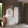Roca Ona Шкаф колонна 40x30x175см, цвет: белый матовый. A857635509