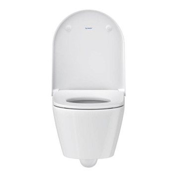 Duravit D-Neo Унитаз подвесной 48х37см, безободковый, сиденье микролифт, цвет: белый. 45880900A1 (2588090000+0021690000)-3