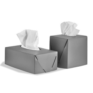 ADJ Салфетница Kleenex, 12x12xH12 см., цвет: серый/черный-2