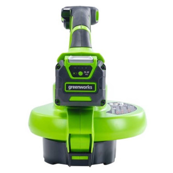 Воздуходувка аккумуляторная Greenworks GD40BVIIK5, 40V (АКБ 5 Ач и ЗУ)-7
