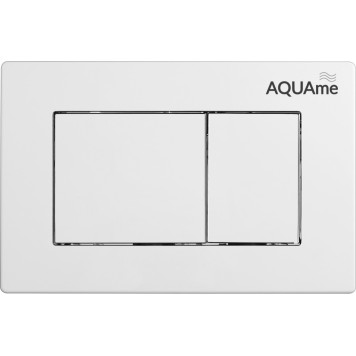 AQM4102W Панель смыва AQUAme, пластик, белый AQM4102W