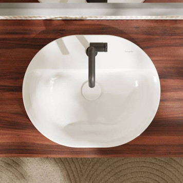 Hansgrohe Xuniva U Раковина 55х45см., 1 отв., встраиваемая, цвет: белый. 60161450-1