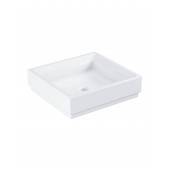 Раковина GROHE Cube Ceramic, свободностоящая, без перелива 50 см, альпин-белый (3948100H)