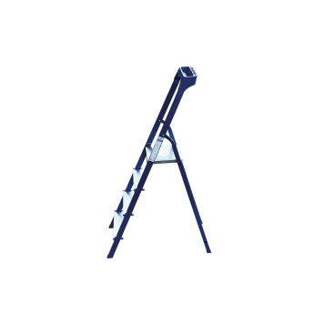 Стремянка Алюмет 4 ступени стальная с пластиковым органайзером-1