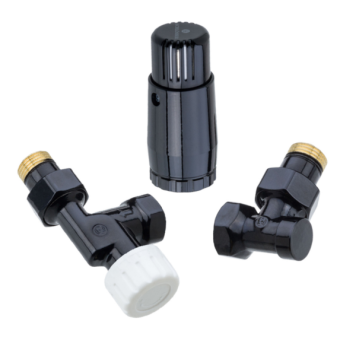 Комплект аксиальный Schlosser DN15 GZ 1/2 GW 1/2 с головкой Мини M301,5 Ral 9005 602200126 Ral 9005