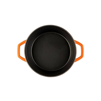 Глубокая кастрюля HS Y DT 24 ORANGE-1